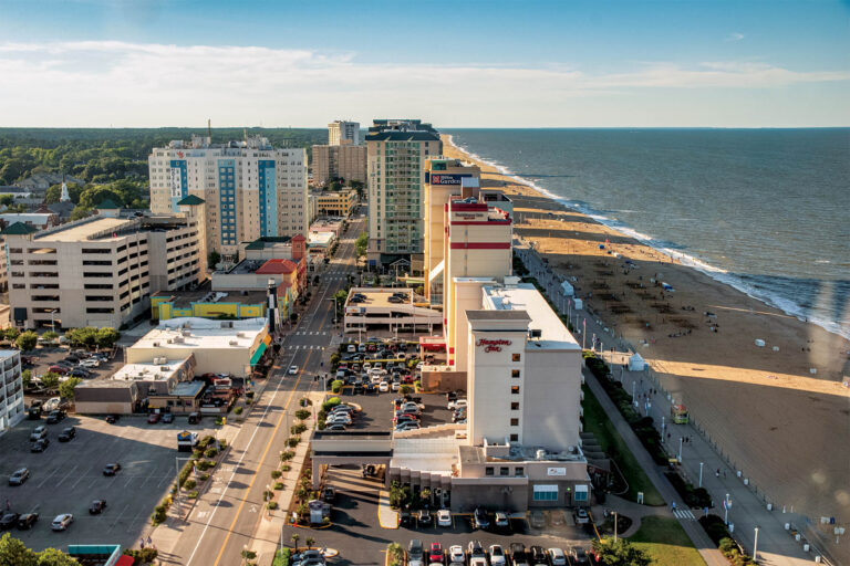 Atlantic Ave aerial view
